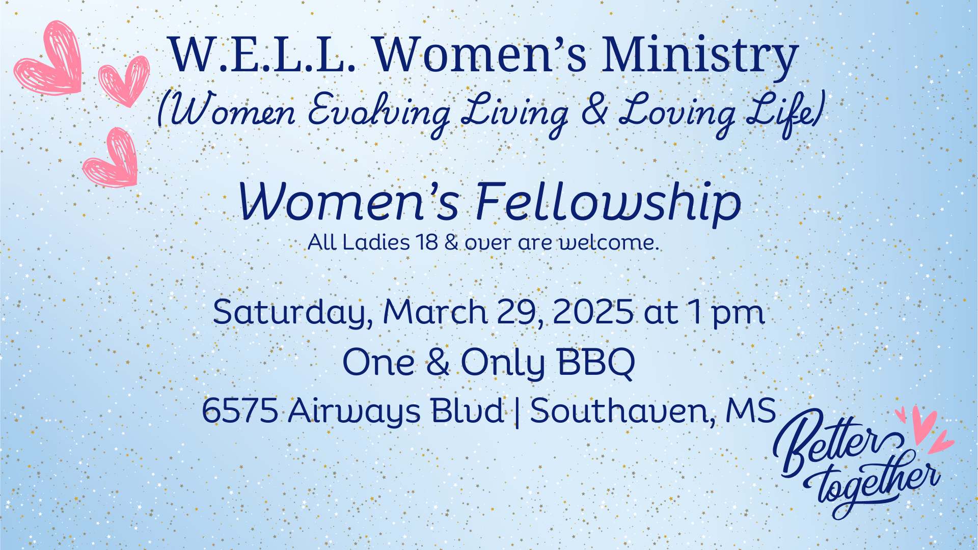 Repairers Church Women's Ministry Fellowship | Repairers of the Breach Ministries | Olive Branch, Mississippi